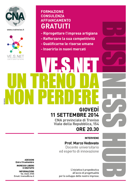 VESNET, iniziativa CNA a Treviso