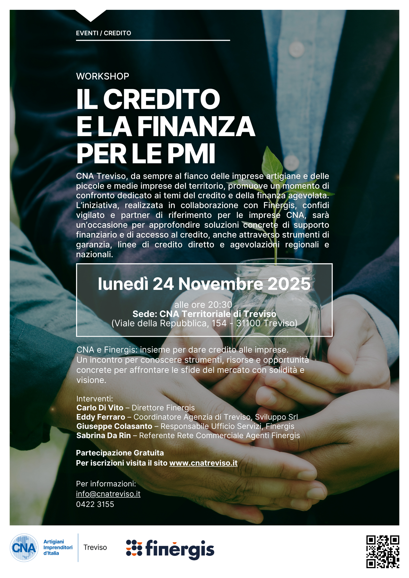 CNA e Finergis: insieme per dare credito alle imprese